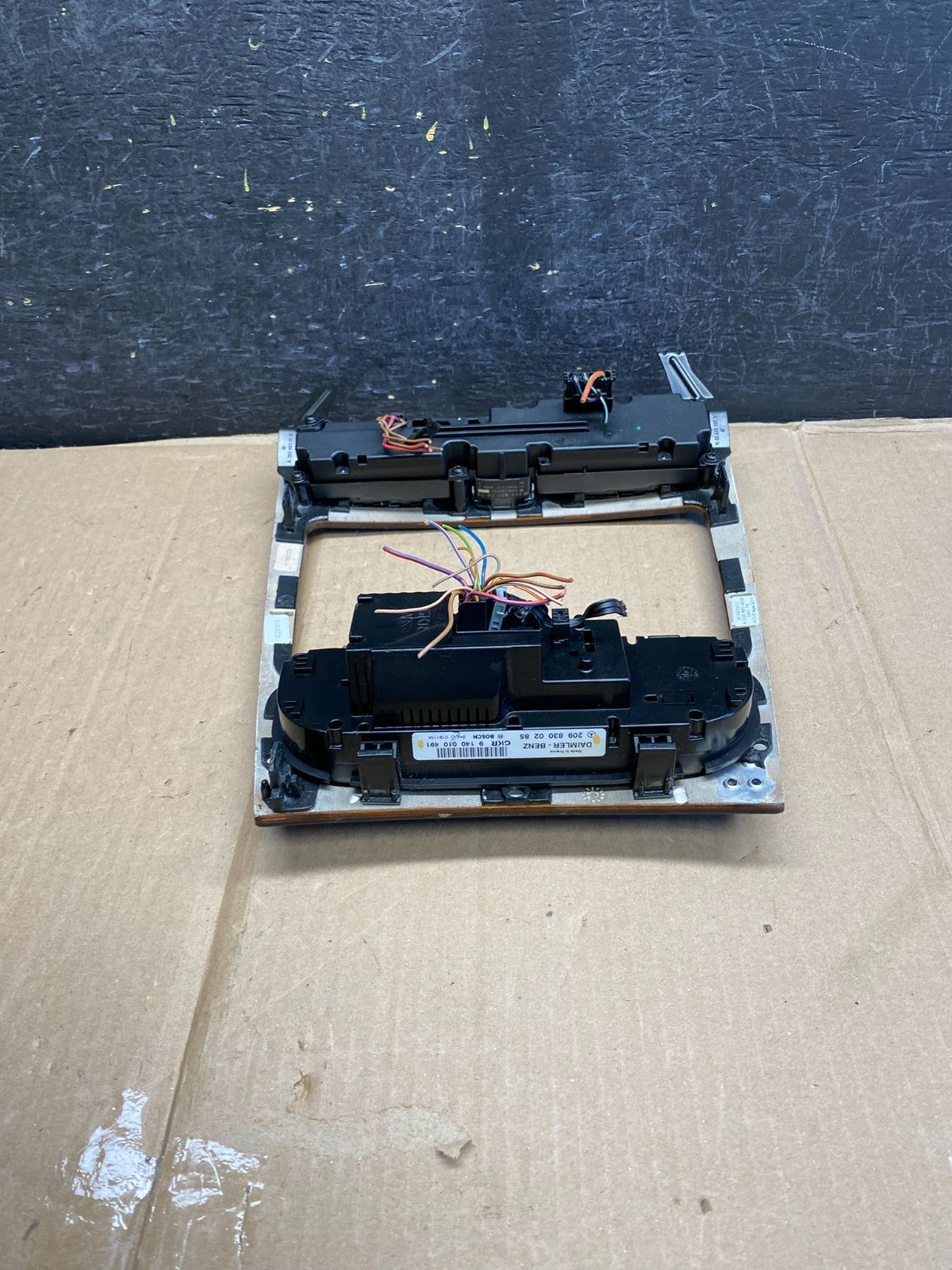 2003 - 2004 Mercedes W209 CLK320 A/C Heater Climate Control Switch ah5492 DG3