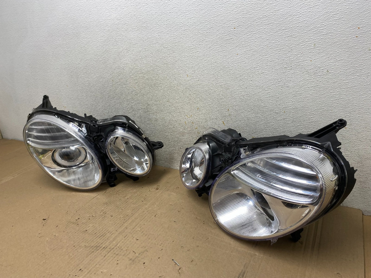 2007 2008 2009 Mercedes E Class Left+Right Led Headlights AJ2059 DW1
