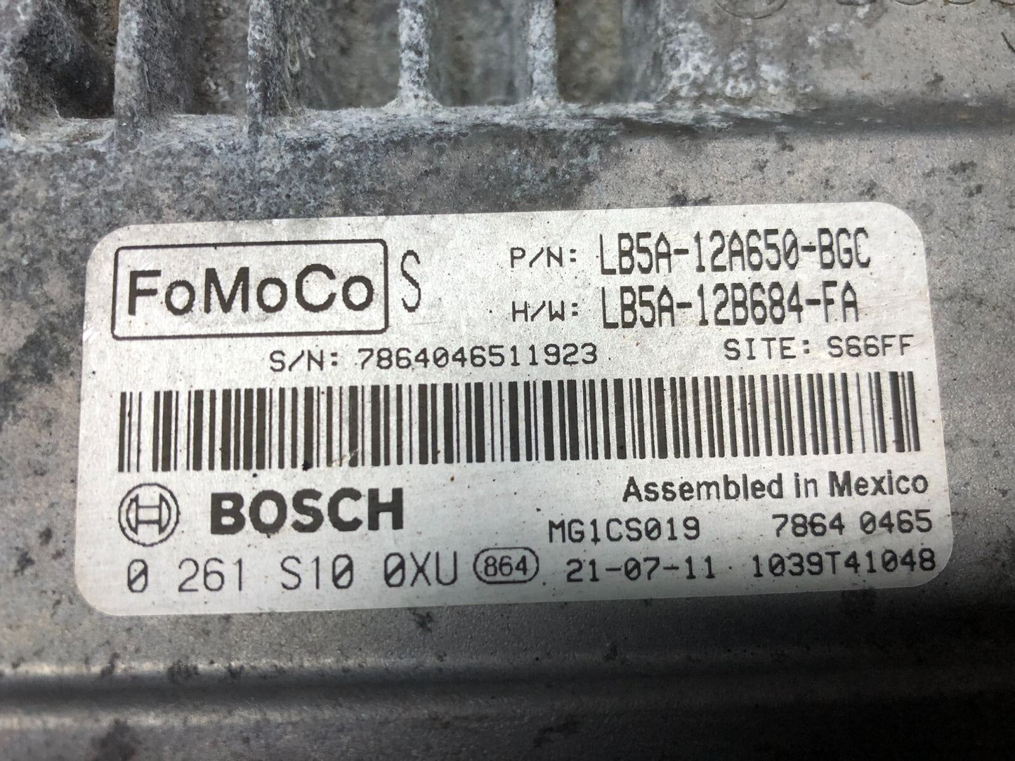 2020 2022 Ford Explorer 3.3 Engine Control ECU Computer LB5A-12A650-BGC AD51312