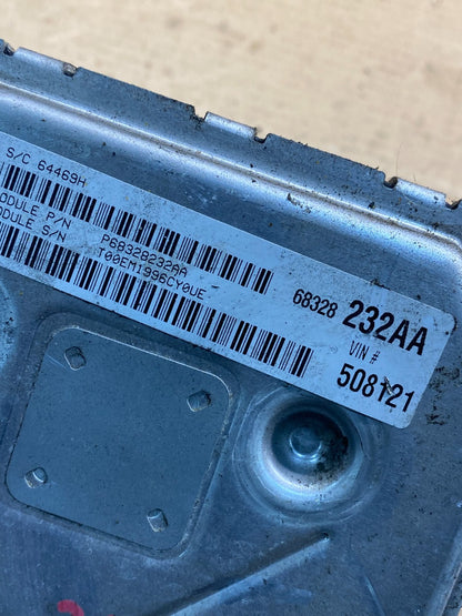 2016 2020 Dodge Journey 3.5 ECU ECM Engine Computer Module P68328232aa AI7542 DG2