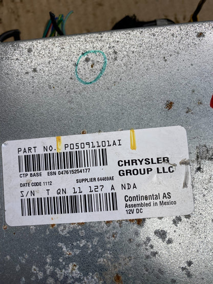 2011 - 2013 Dodge Journey Radio Info Media CD Player Unit OEM AB9599 DG4