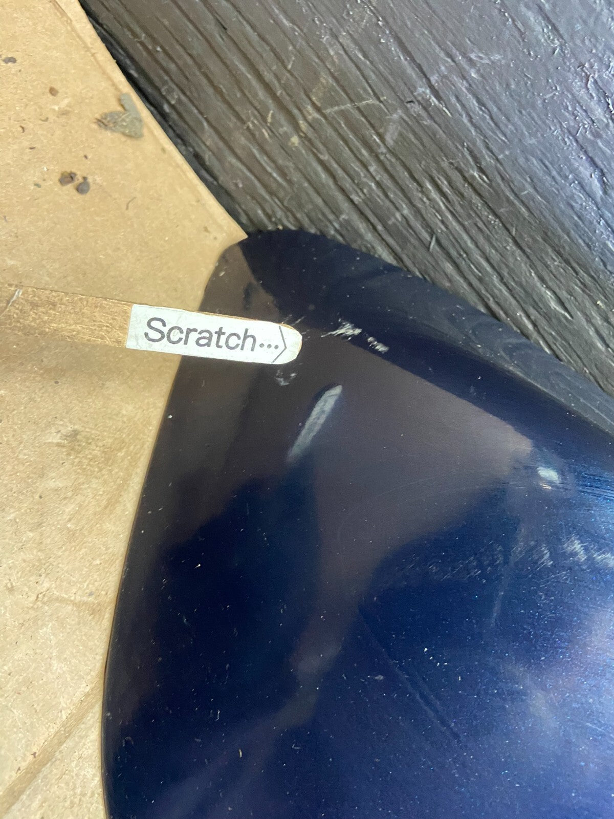 2003 to 2008 Toyota Matrix upper tailgate deck lid spoiler trim D94145