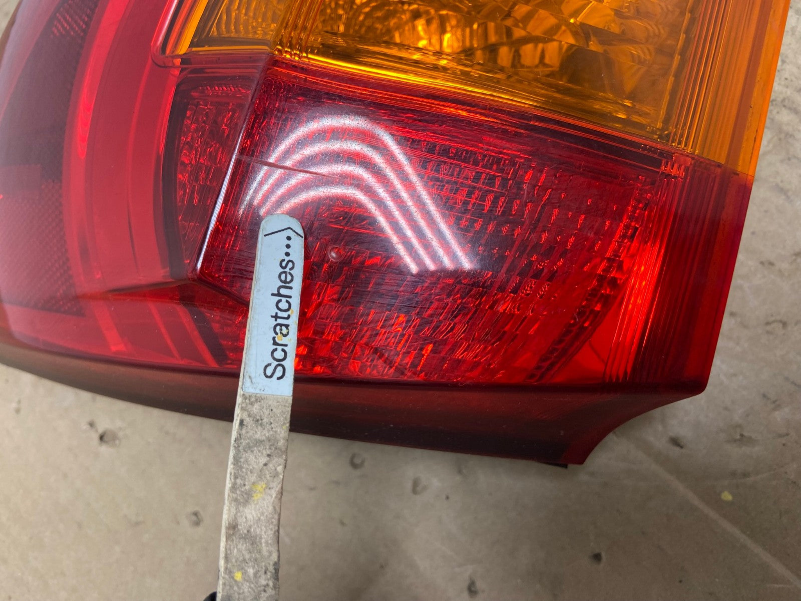2006-2008 Lexus IS250 Right Passenger Rh Side Outer Tail Light OEM AB8398 LK3