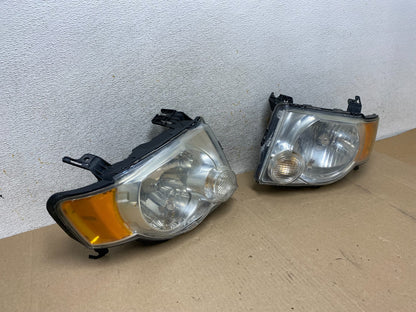 2008 to 2012 Ford Escape Headlights Left+Right Side Set Halogen AJ1965 DW2