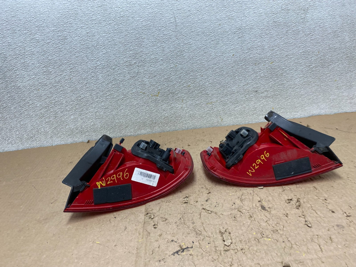 2009 to 2012 Audi A4 Sedan Left+Right Side Tail Lights OEM W2996 DW9