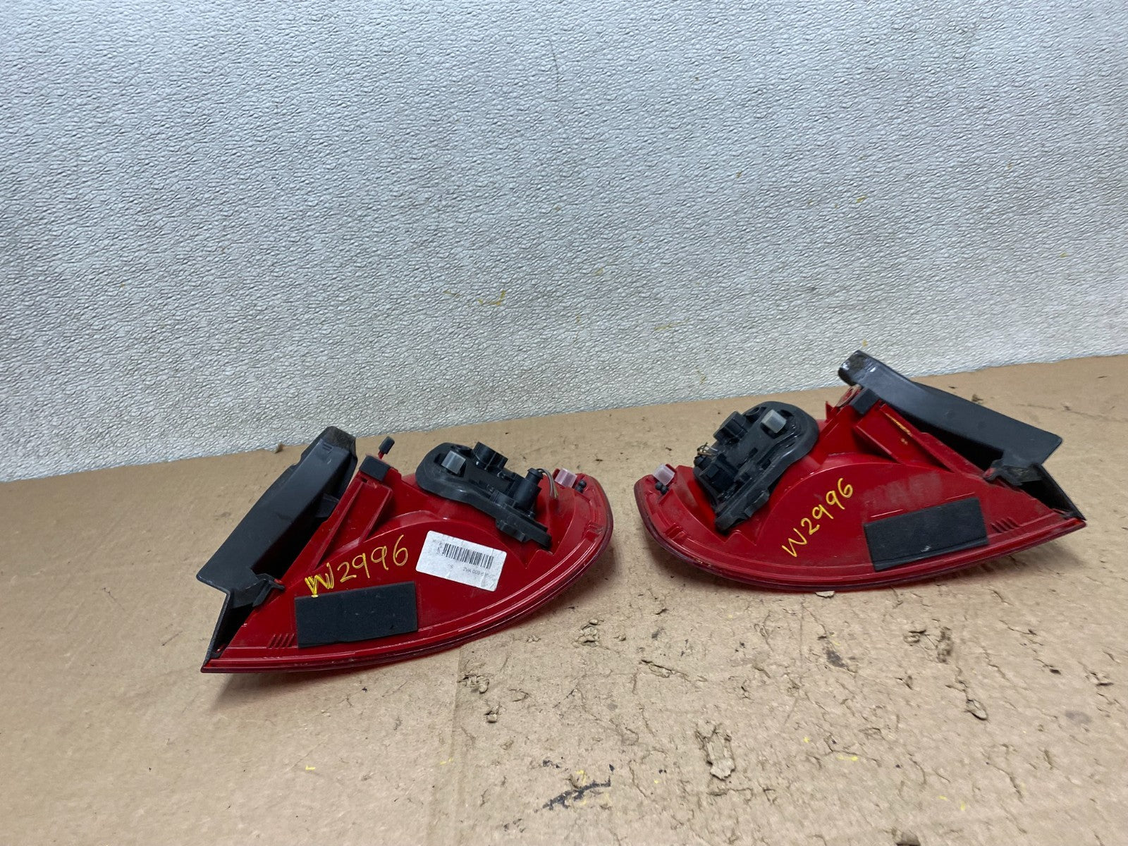 2009 to 2012 Audi A4 Sedan Left+Right Side Tail Lights OEM W2996 DW9