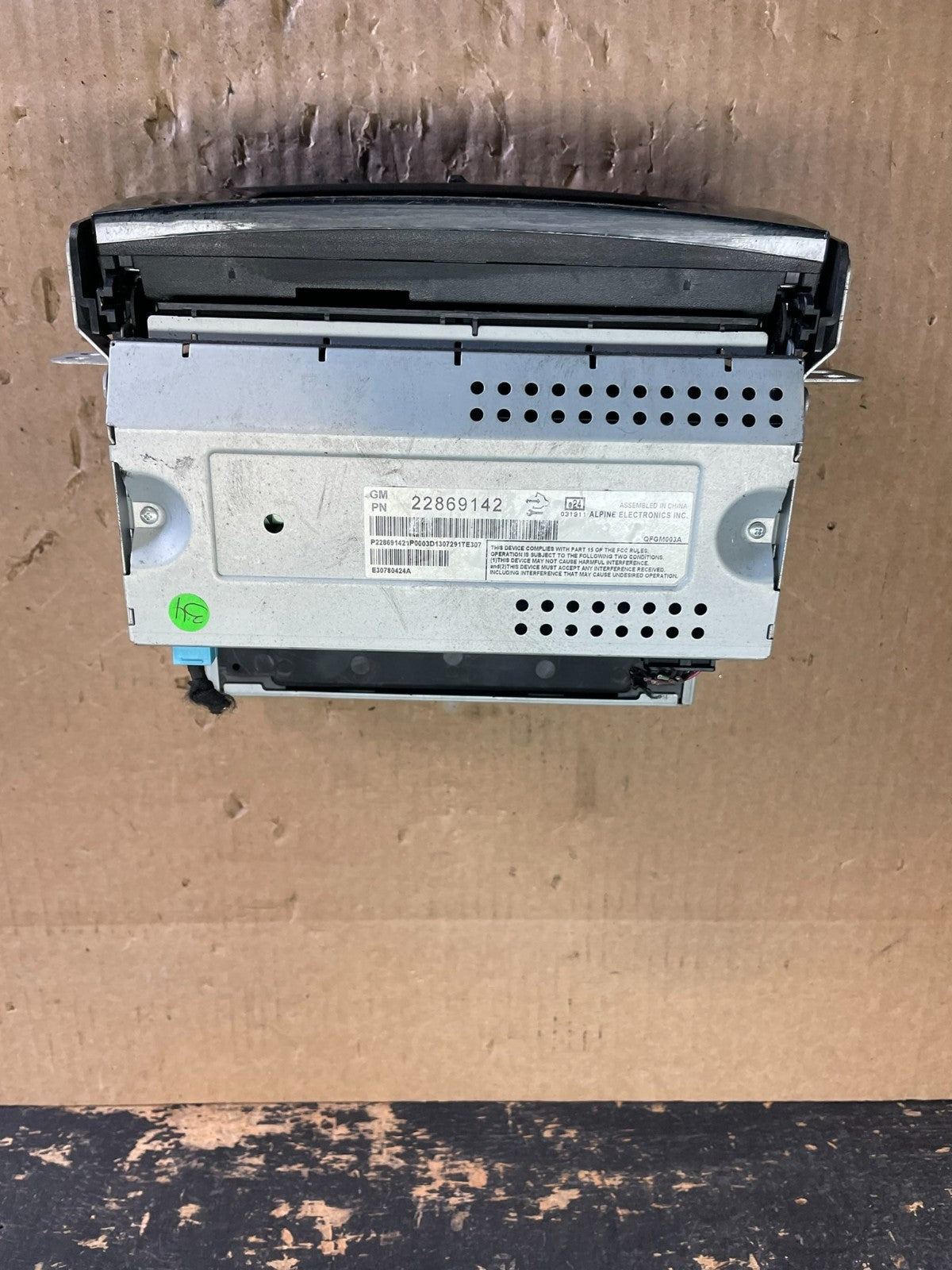 2013 2014 2015 Chevrolet Malibu Display Dash Screen Radio Information AB3121 DG6