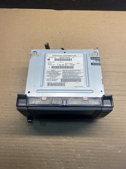 2011 2012 2013 Dodge Durango Navigation Radio Screen Display AF3858 DG4
