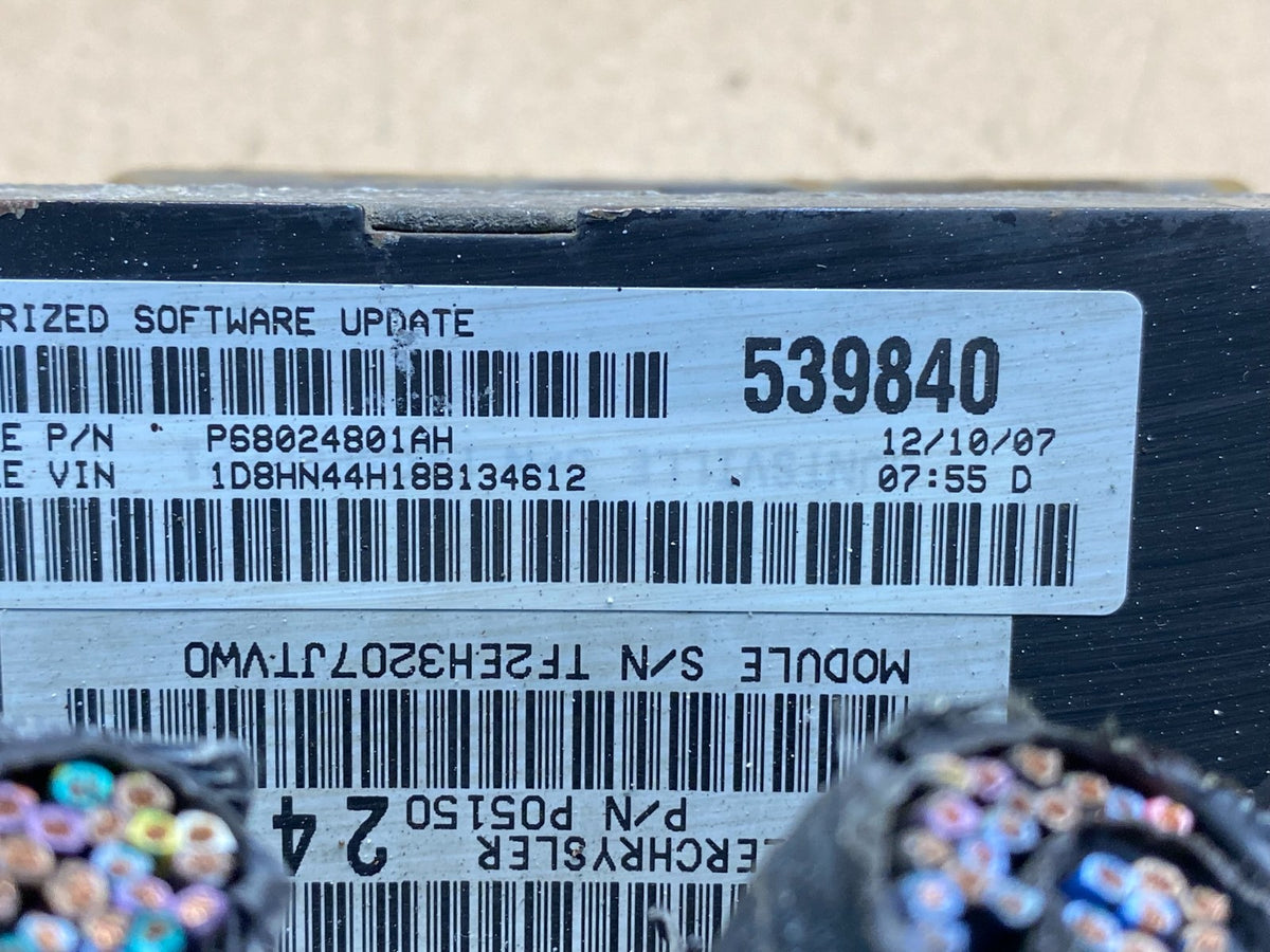 2008 2009 Dodge Caravan 3.8L Engine Computer ECU AG3558 DG2