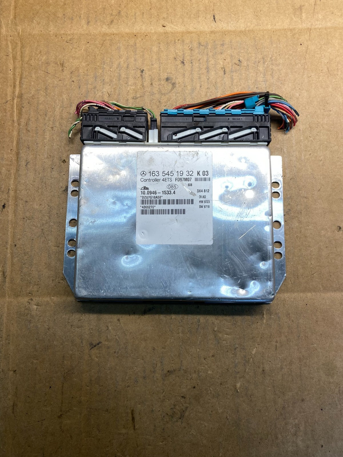 1998 2003 Mercedes Benz ML320 ML430 ABS EBS Control Module AB3827 DG0