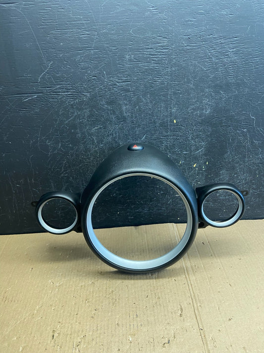 2007 to 2013 Mini Cooper Speedometer Cluster Gauge Bezel Trim AE3980 DG0