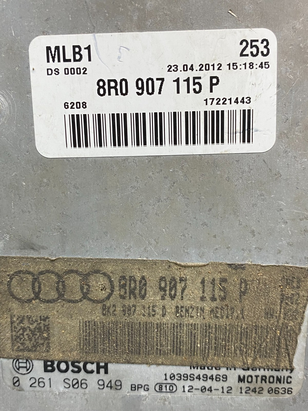 2013 2015 Audi Q5 Engine Control Module Computer ECU ECM 8R0907559A AG9762 DG2