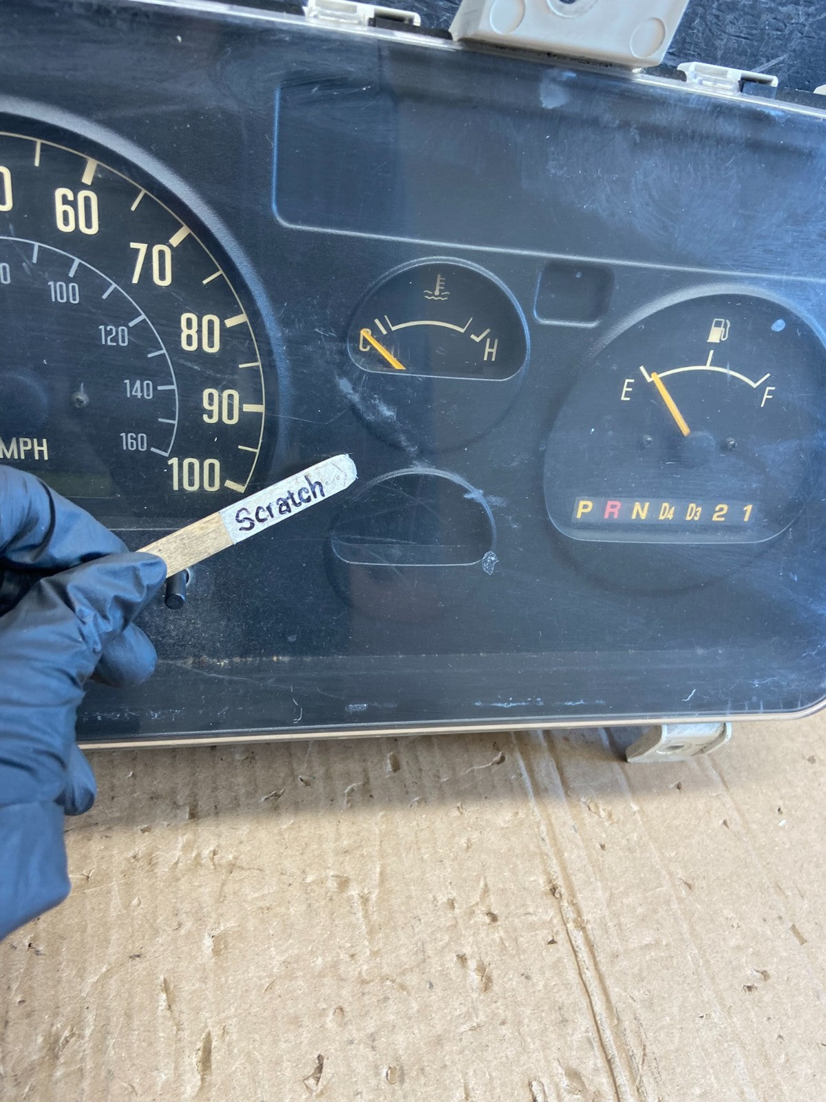 2007 Gmc W4500 Speedometer Speedo Instrument Cluster Gauge AE41341