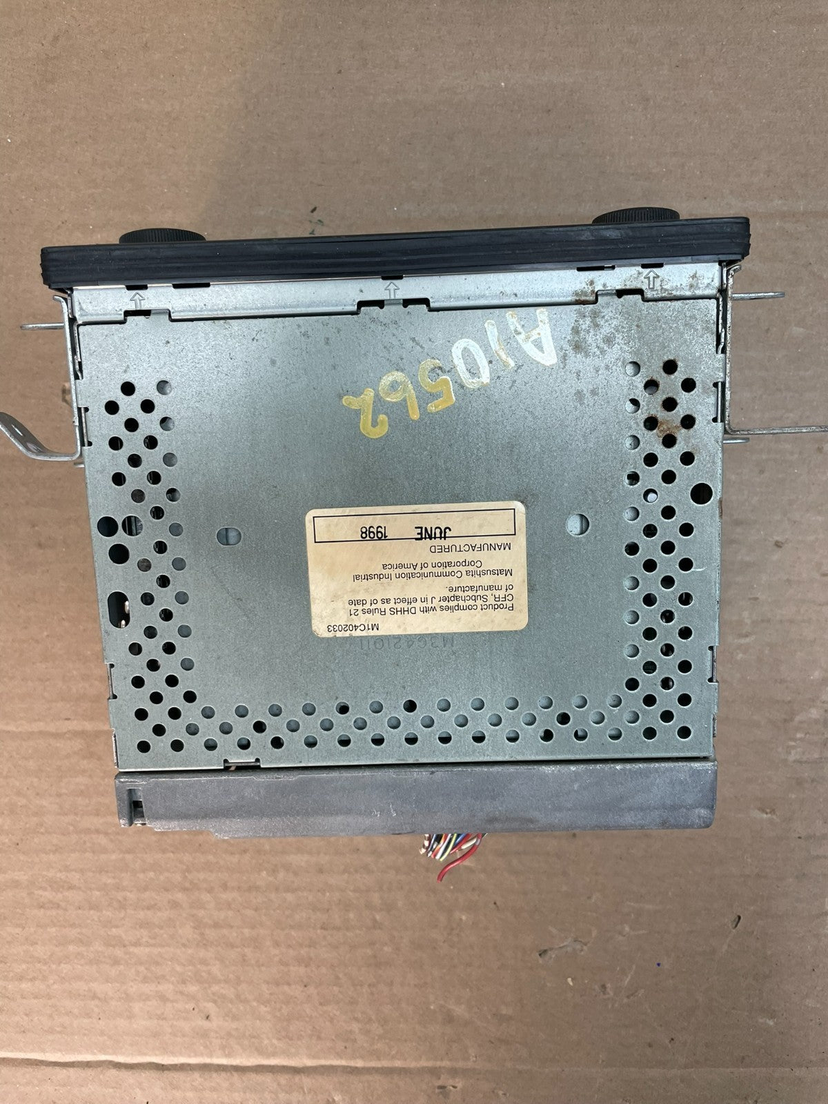 1998 1999 2000 Honda Accord Stereo Radio Receive AM FM CD AI0562 DG7