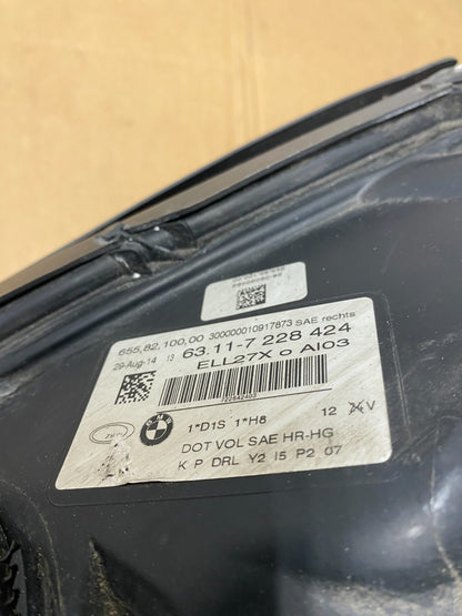 2009-2012 BMW 7-Series 740i 750i Right Passenger Xenon HID Headlight AD071811