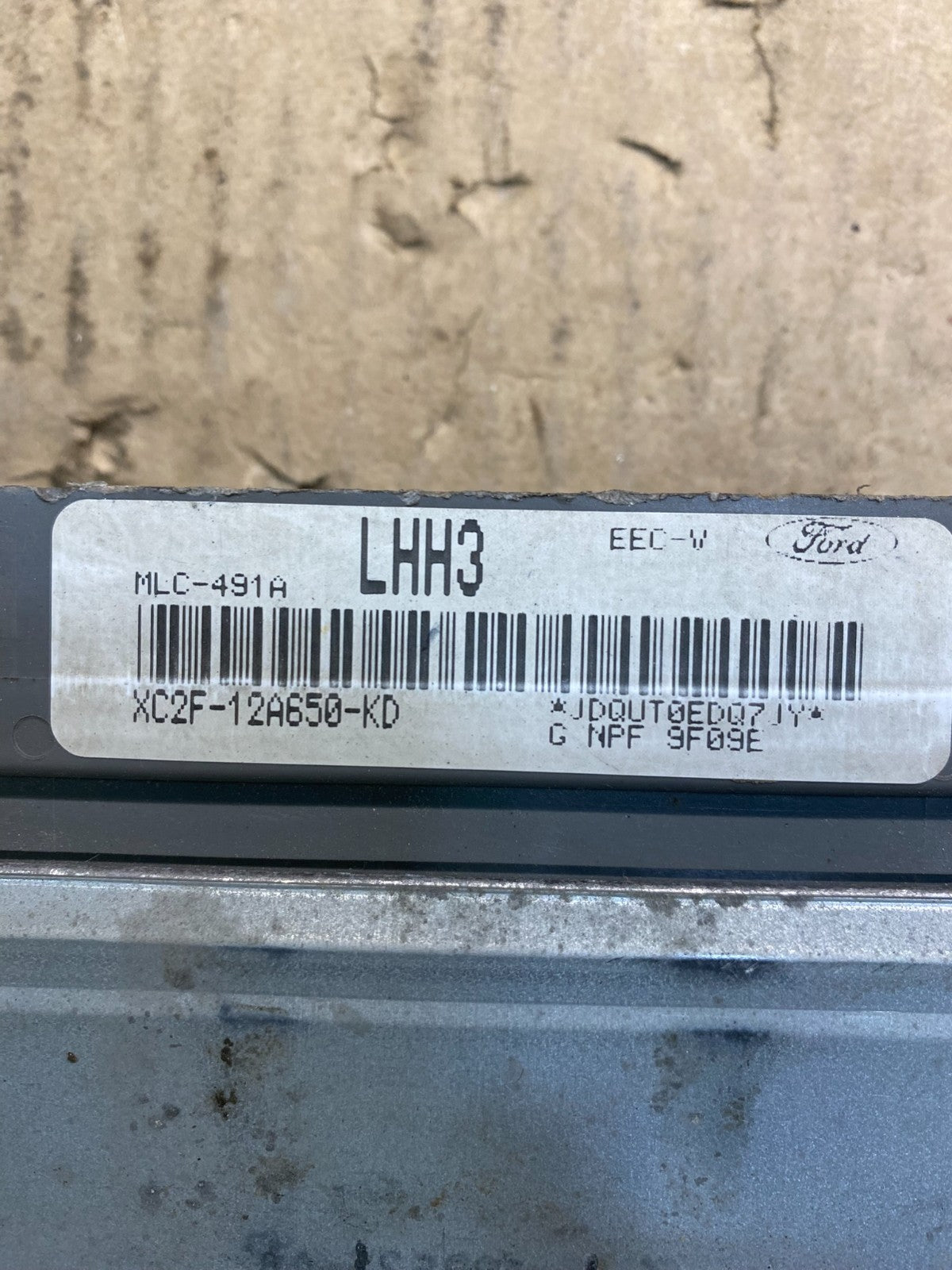 1999 Ford Van E150 E250 4.2L Engine Computer Ecm Ecu xc2f-12a650-kd AC0755 DG2