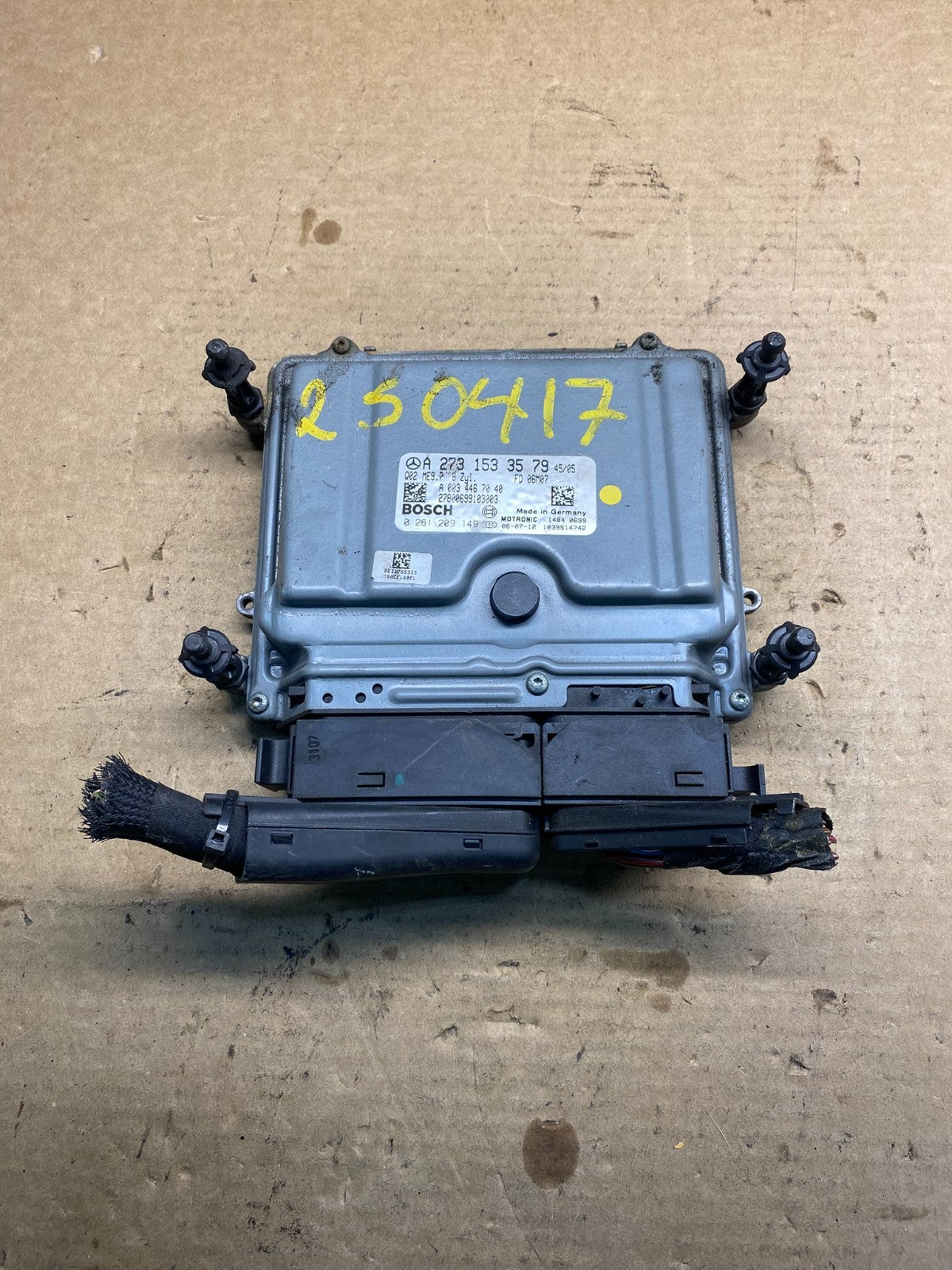 2007 - 2011 Mercedes CL550 S550 ECU ECM Engine Control Module Unit ae0032 DG0
