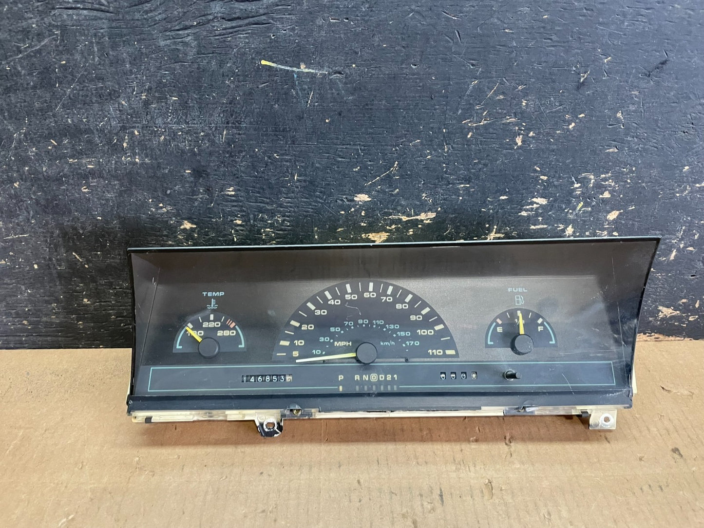 1993 Oldsmobile Cutlass Ciera 3 Speed Transmission Instrument Cluster AA59070