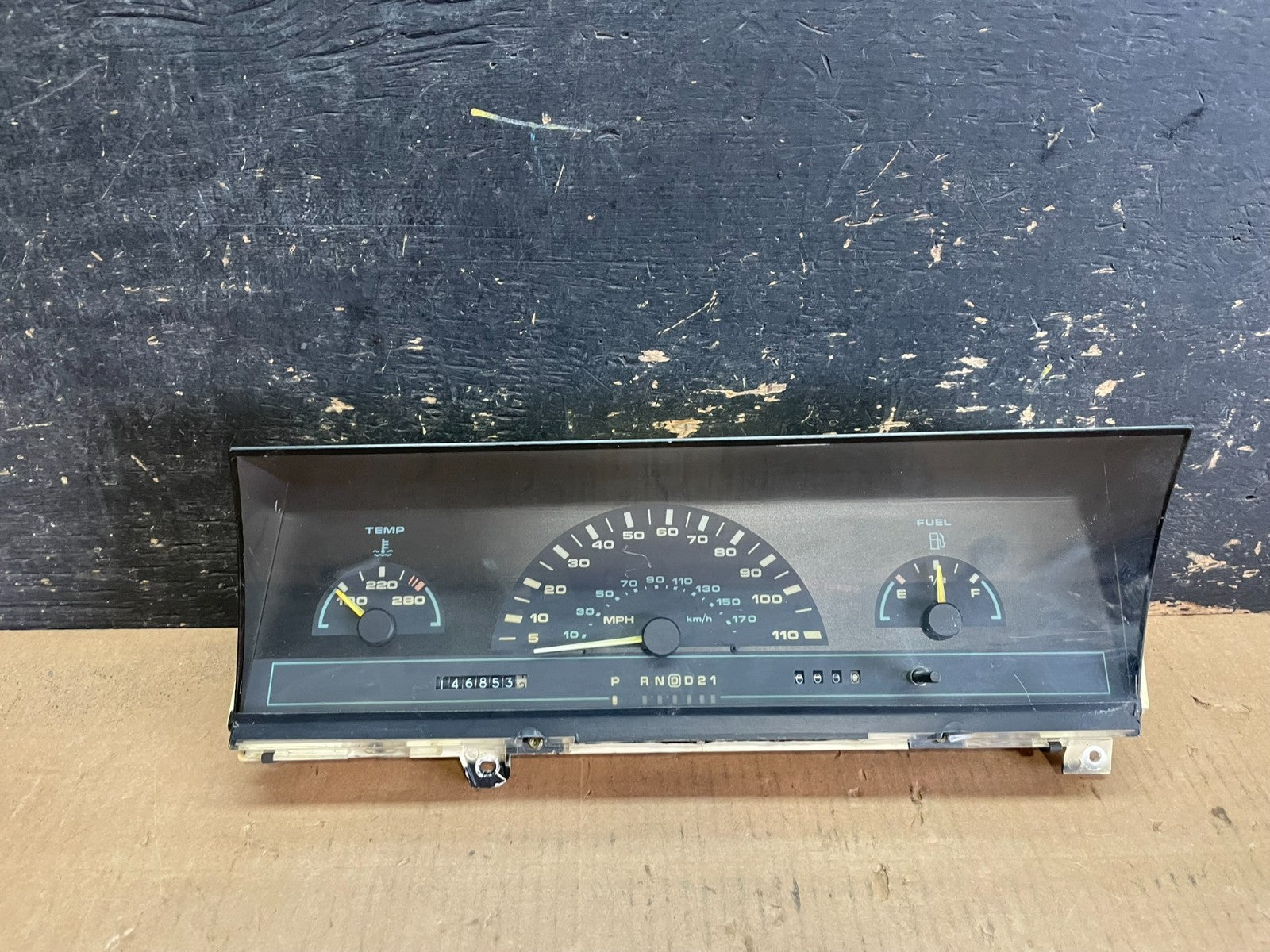 1993 Oldsmobile Cutlass Ciera 3 Speed Transmission Instrument Cluster AA59070