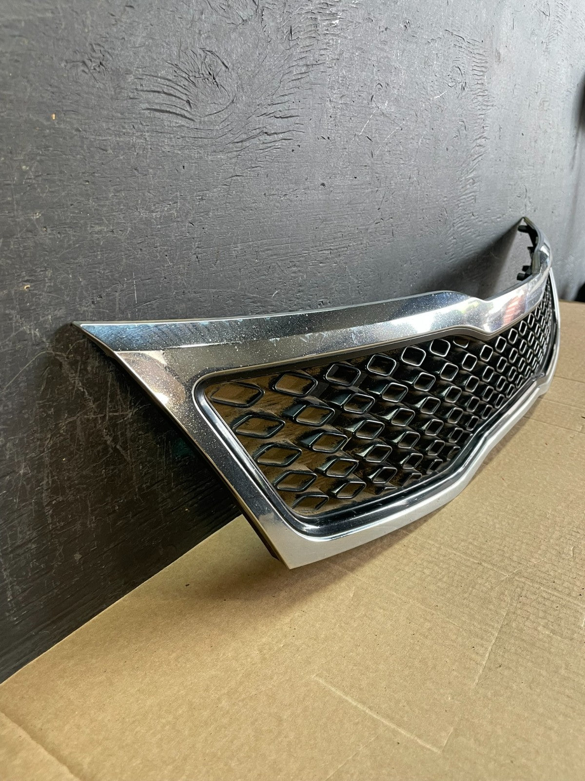 2011 2012 2013 Kia Optima Upper Grille Grill Chrome AF5242 DW2