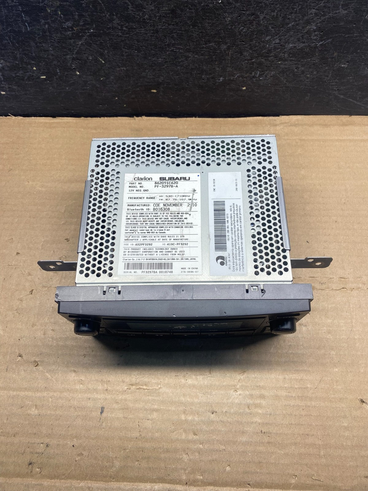 2009 to 2013 Subaru Forester Radio CD Player AUX AM/FM AF3997 DW3