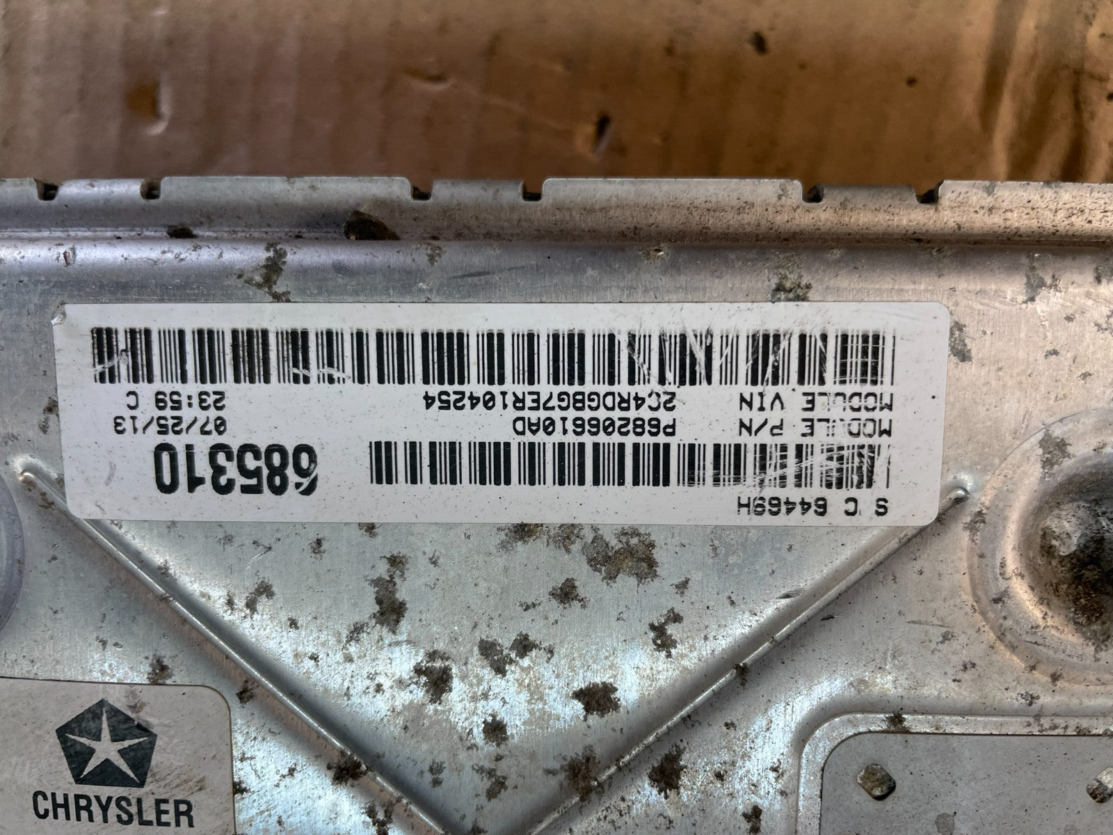 2014 Dodge Avenger Chrysler 200 Engine Computer Control ECM ECU AC5367 DG2