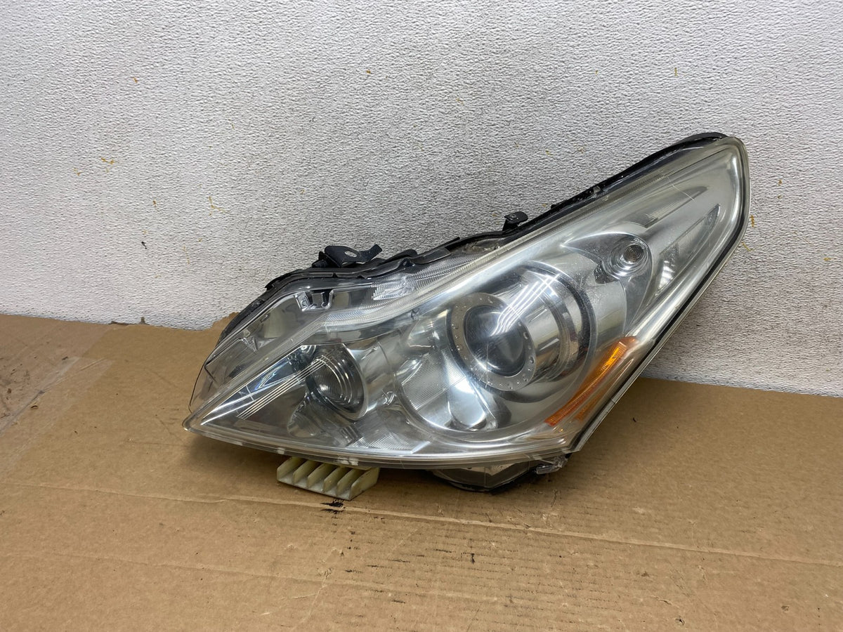 Sedan 4Door 2010 to 2013 Infiniti G37 Left Driver Headlight Xenon AH7912 DW0