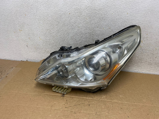 Sedan 4Door 2010 to 2013 Infiniti G37 Left Driver Headlight Xenon AH7912 DW0