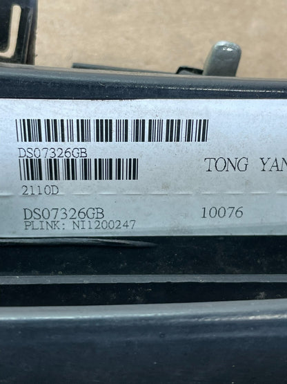 2012 to 2014 Nissan Versa Sedan Front Upper Grill Grille AG1002 DG6