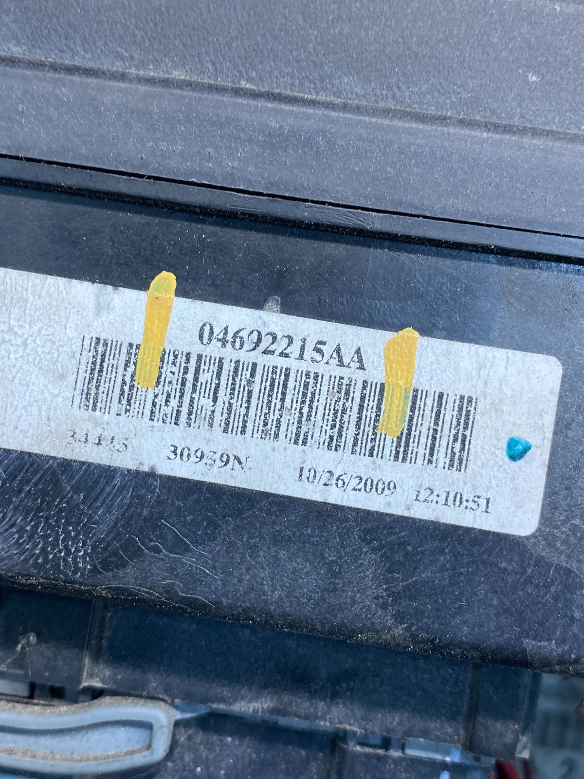 2009 Jeep Grand Cherokee Fuse Box Relay Panel Body Control Module BCM ah4747 DG6
