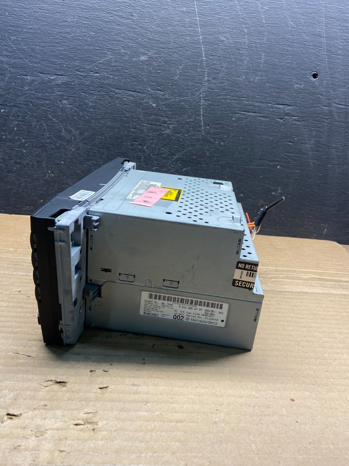 2005-2007 Mercedes-Benz S550 CLS550 Command Head Navigation Radio CD AE2583 DG1