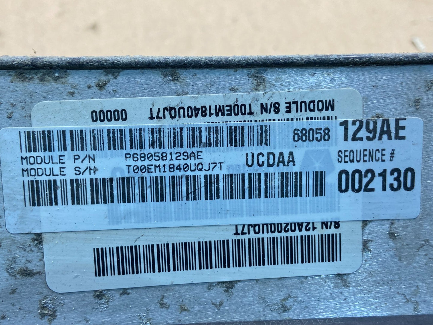 2011 Dodge Ram 5.7L Engine Computer p68058129ae ECM PCM ECU AF9041 DG2
