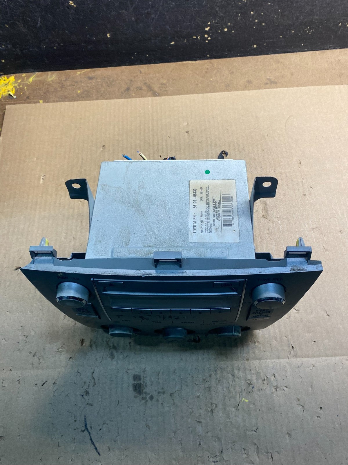 2007  2008 Toyota Solara Am Fm Cd Player Radio Climate Control Z5370 DG4