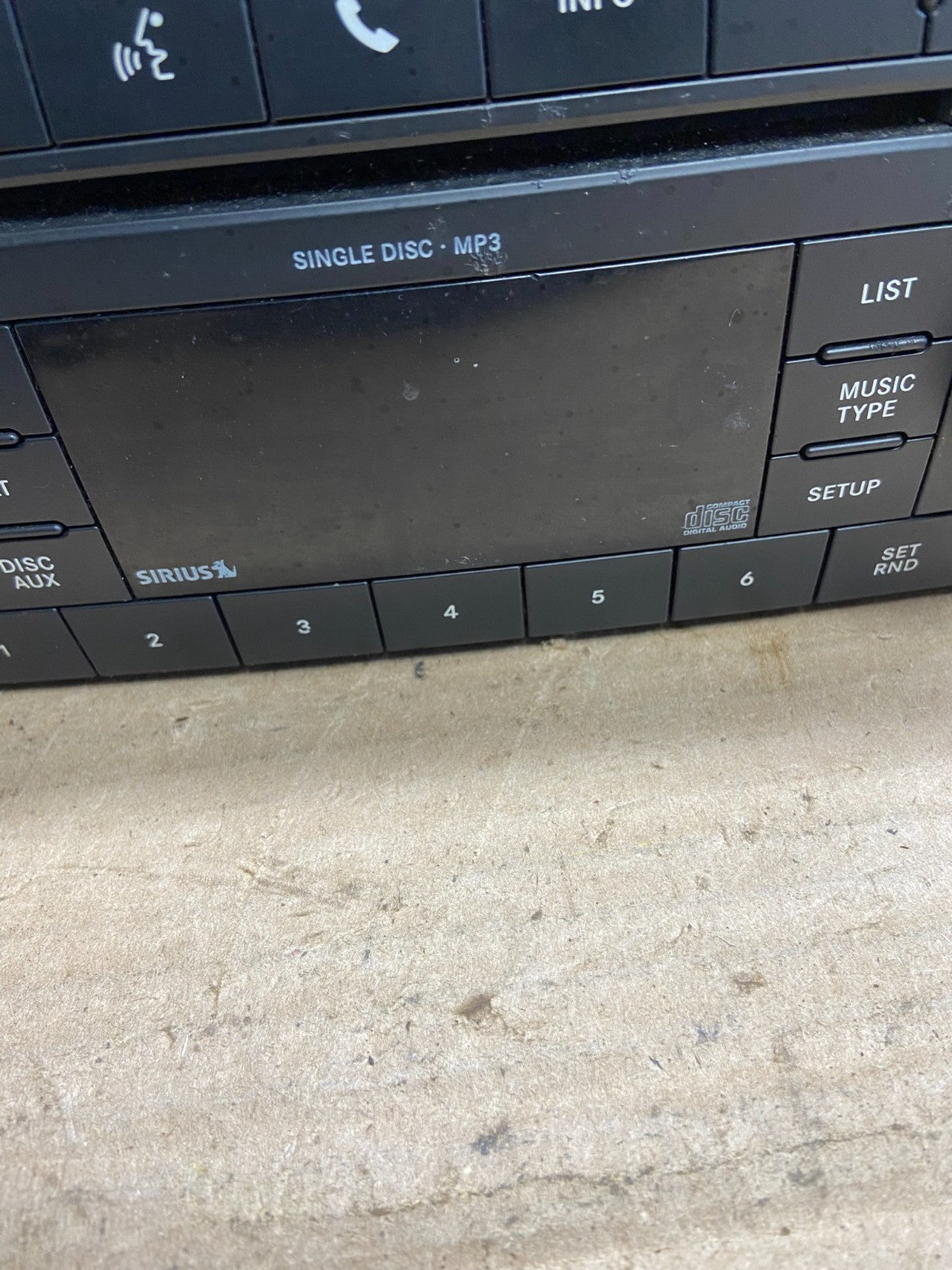 2007-2012 Chrysler Dodge Jeep Ram Radio CD MP3 AUX Receiver AH3796 DG1