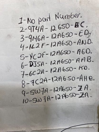Mix of 10 Ford ECM Engine Computer Module AH7021 PS2