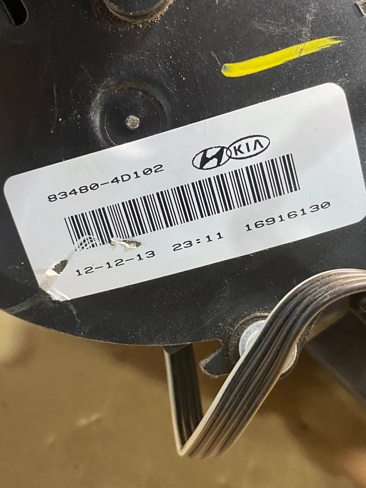 2007-2014 Kia Sedona Right Electric Power Sliding Door Motor Regulator ad3527 DG4