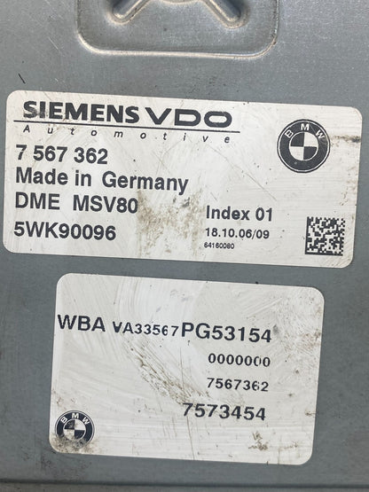 2007 to 2010 Bmw 323i Ecm Ecu Engine Computer AH7184 DW2
