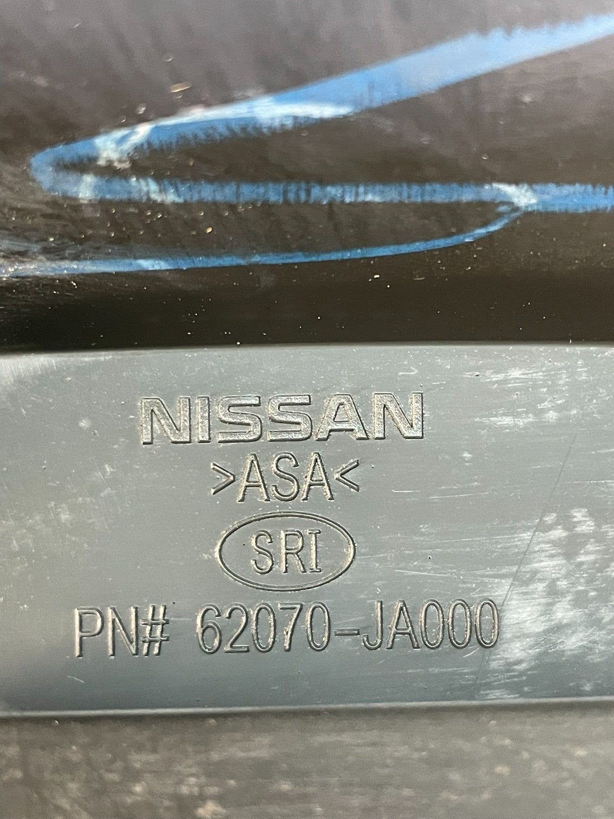 Sedan 2007 2008 2009 Nissan Altima Front Upper Grill Grille AE3768 DG4