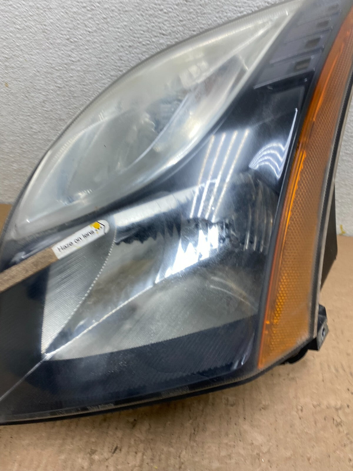 2010-2012 Nissan Sentra Halogen Left Driver LH Black Headlight N1359 DW5