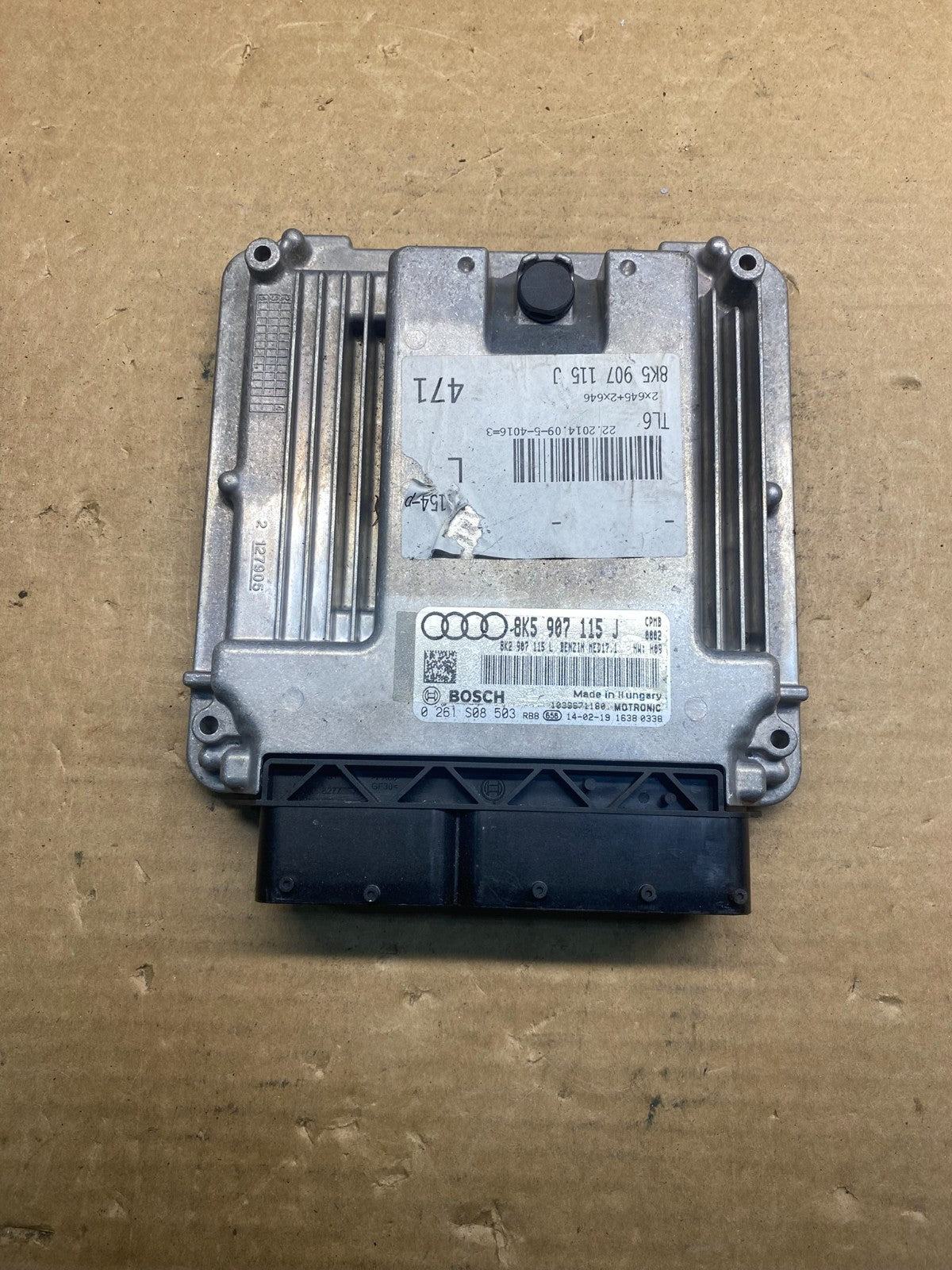 2013 to 2016 Audi A4 2.0L Turbo Engine Computer Ecu Pcm Ecm 8k5907115j AF6618 DG0