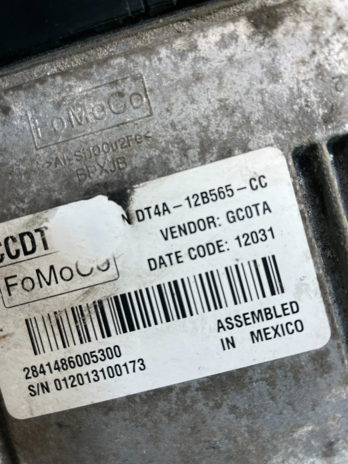2013 Ford Edge Transmission Control Module TCU TCM Oem t7166 DG3
