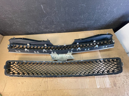 2007 to 2014 Chevrolet Tahoe Suburban Lower Upper Grill Grille Set AC5426 DG3