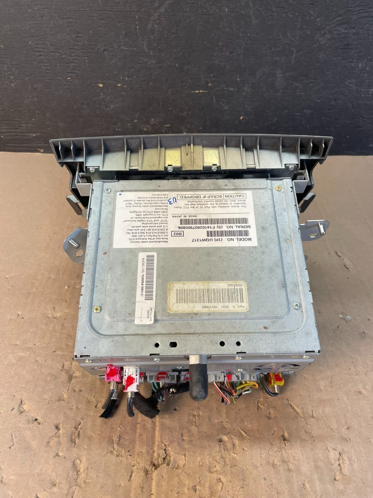 2011-2012 Lincoln Mkt Am Fm Cd Player Radio Receiver AD5978 DG7
