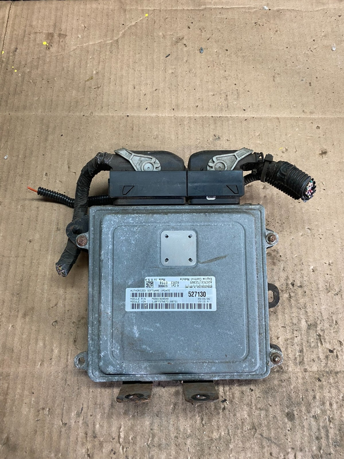 2007 Jeep Compass Patriot 2.4L ECM Engine Computer P68019206AB D0567 DG10