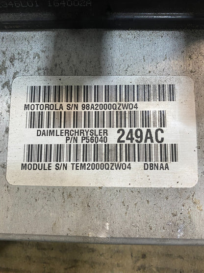 2001 Dodge Durango 4.7L  Engine Computer Module ECU PCM ac4476 DG2