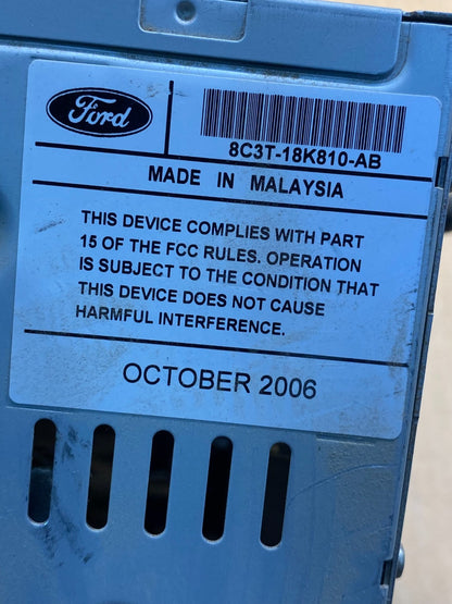 2008 2009 2010 Ford F250 F350 Radio Audio AM/FM Receiver AH4983 DG6