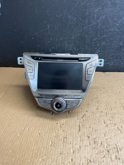 2011-2013 Hyundai Elantra Center Radio CD Plater Screen Display AE4328 DG0