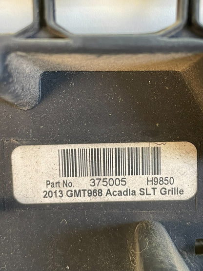 2013 2014 2015 GMC Acadia Front Upper Grill Grille AF5443 DW4