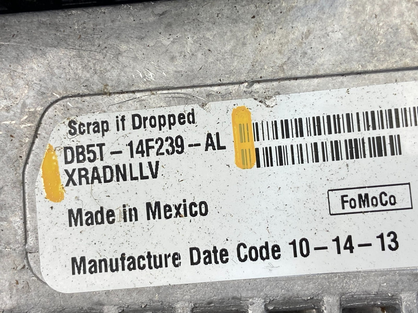 2012 to 2016 Ford Explorer Radio Information Display Screen ae1728 DG6