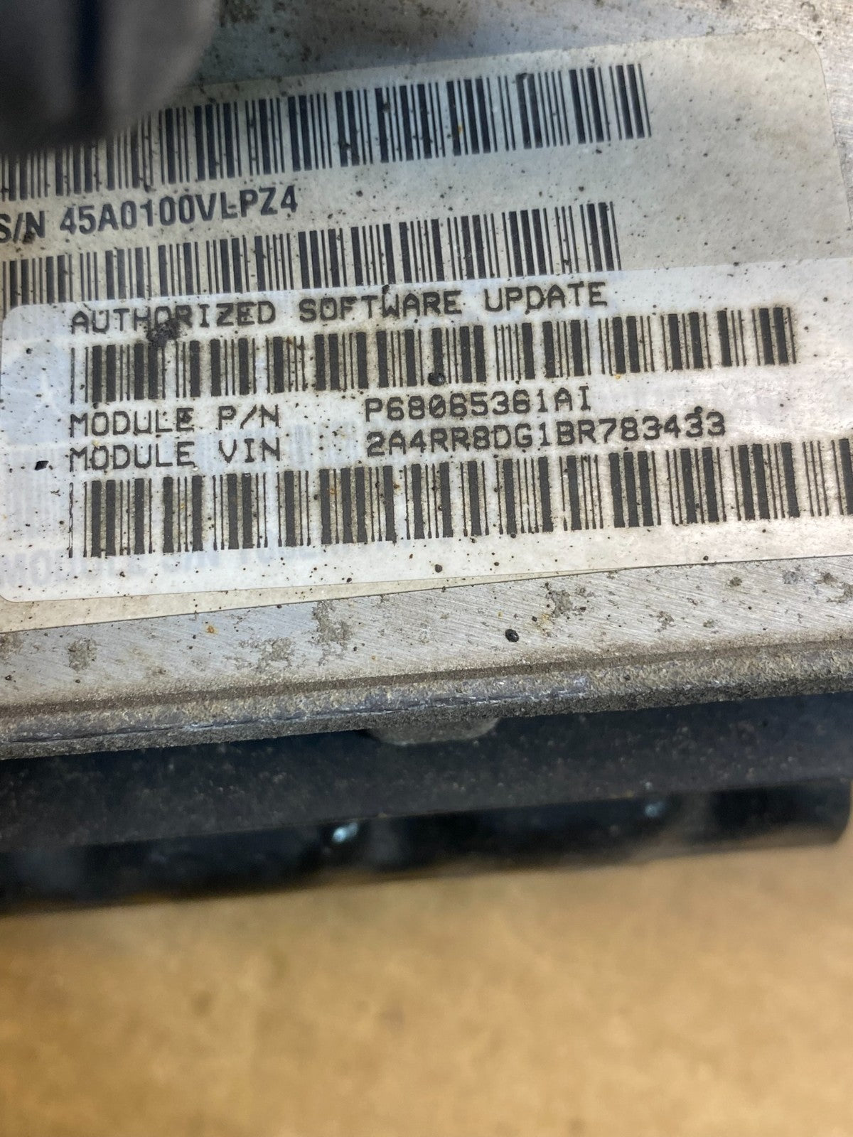 2011 Dodge Grand Caravan Town & Country ECU Engine Computer ad7535 DG2
